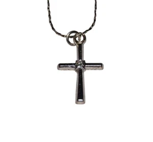 Collar de 16" con cruz de pierna recta - estuche incluido - Imagen 1 de 3