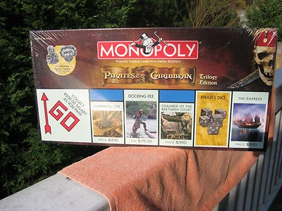 Монополия Disney пираты Карибского моря издание трилогии 2007 новый и запечатанный! - Изображение 1 из 4