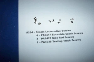 American Flyer Parts - PA7421-PA5447-PA4938 Steam Loco Screws #284 - Picture 1 of 1