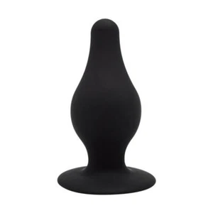 Fallo anale indossabile anal butt plug in silicone sex toy dilatatore nero dildo - Imagen 1 de 3