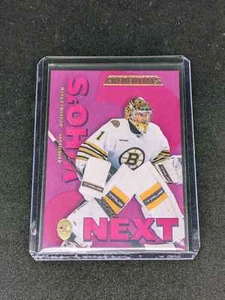 2023-24 Upper Deck Credentials Who's Next Jeremy Swayman Boston Bruins #WN-JS - Picture 1 of 2
