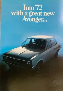 Der neue Hillman Avenger 1972 Prospekt. - Bild 1 von 1