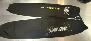 SpaceDraft London Sweatpants - Size S Black JustHoods - Picture 1 of 17