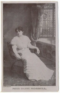 Miss Olive Morrell English Australian Theatre Actress GD & DL Star Gottschalk - Picture 1 of 2