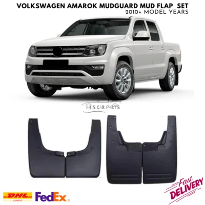 Mud flaps splash guard for Volkswagen Amarok 2010-2020 Model Years - Image 1 of 4