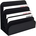 STEELMASTER by Steel Cashier Pad Rack | 6 Slot File & Desk Organizer | Paper ...