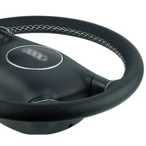 Couvre Volant Cuir Référence F.Mercedes Benz W210 Mopf Noir N. Blanc - Bild 1 von 10