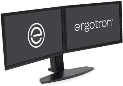 Ergotron NeoFlex Dual Display Monitor Stand Double Mount Black 33-396-085 * OPEN - Image 1 of 4