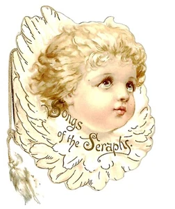Brundage, EASTER SONGS OF THE SERAPHS, Victorian die cut booklet, R. Tuck 496 - Picture 1 of 10