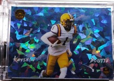 2021 Super Glow 1st Ever Blue Cracked Ice 1/1 KAYSHON BOUTTE One Of One
