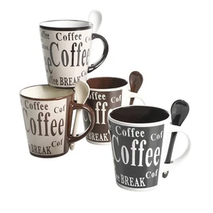 Mr. Coffee Bareggio Set 8 Pezzi Tazze con Cucchiai - Foto 1 di 5