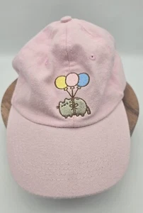 Pusheen The Cat 3 Balloons Embroidered Pink Baseball Cap Hat Adjustable - Picture 1 of 7