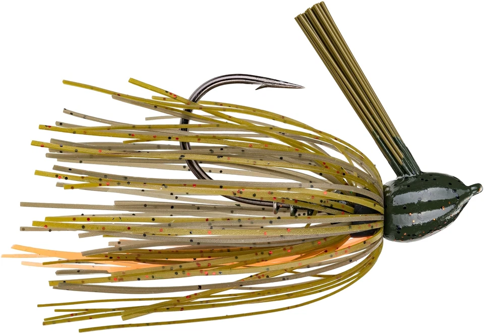 Plantilla abatible Strike King Hack Attack Fluoro 3/8, 1/2 o 3/4 oz. Plantilla de bajo compacta Foto 1 de 1