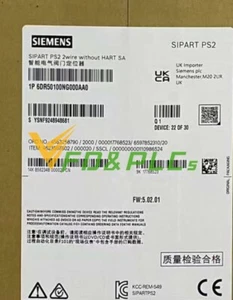 6DR5110-0NG00-0AA0 6DR51100NG000AA0 NEW SIEMENS Electric Valve Positioner - Picture 1 of 1