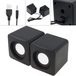 Altoparlanti per computer cablati subwoofer suono stereo 3,5 mm USB per PC desktop laptop - Foto 1 di 12