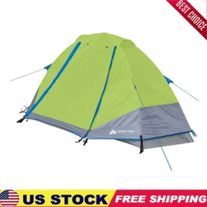 1-Person Backpacking Tent Camping Tents Outdoor Storage Pockets Lantern Loop - Picture 1 of 10