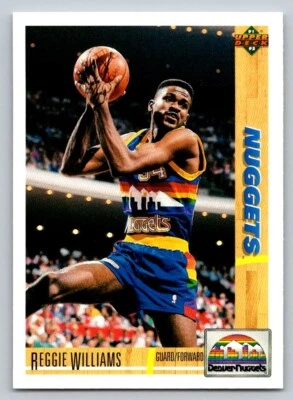 1991-92 Upper Deck - Reggie Williams #206 - Image 1 of 2