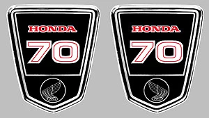 2 x STICKER DAX 70 9x8cm BIKER ENDURO TRIAL MOTO AUTOCOLLANT HA130