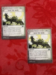 2x MTG - Back For More (Showcase) - Outlaws of Thunder Junction NM/M x2 - Picture 1 of 5