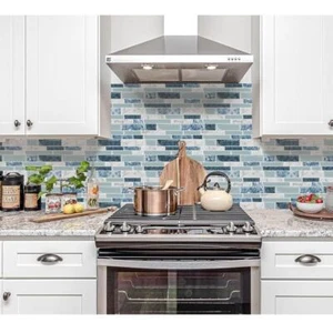 Peel and Stick Backsplash Wall Tiles, Self-Adhesive for Kitchen and Bathroom. - Picture 1 of 8
