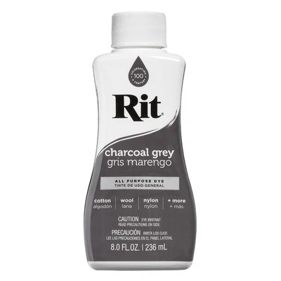 Tinte líquido multiusos Rit, gris carbón, 8 oz Foto 1 de 4