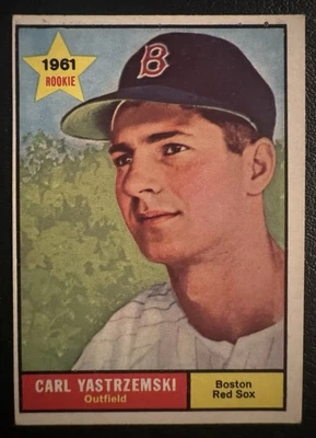 1961 TOPPS CARL YASTRZEMSKI 1961 Rookie #287 HOF RED SOX - Image 1 of 4