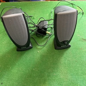 Dell A215 Tabletop Multimedia Speakers Black Wired 2-Ch Stereo for Computer PC - Afbeelding 1 van 4