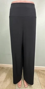 Pantalones elásticos forrados de pierna ancha SPANX Go With The Flow muy negros talla XL NUEVOS CON ETIQUETAS - Imagen 1 de 10