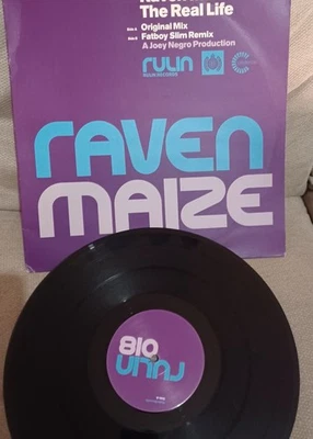 Raven Maize - The Real Life 12" Vinyl Fatboy Slim Remix - Classic House / Trance - Image 1 of 3