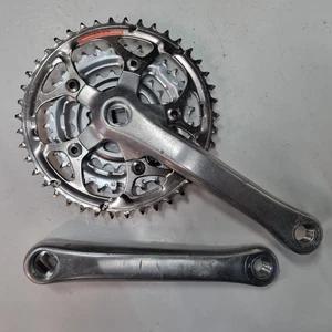 Juego de bielas Shimano STX FC-MC34 manivela 42/32/22 anillos 175 mm brazos bicicleta retro - Imagen 1 de 24