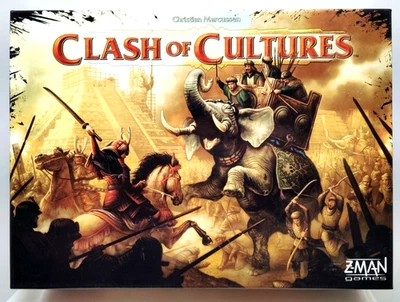 CLASH OF CULTURES 1st Edition Board Game UNPUNCHED Z-Man 2012 - Image 1 of 2