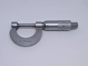 Micrometro esterno vintage 0-25 mm anni 70 - Foto 1 di 4