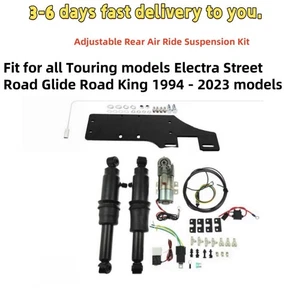 Rear Air Ride Suspension for Harley Touring Road King Electra Street Road Glide - Picture 1 of 12