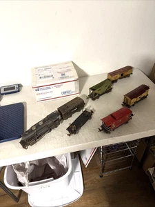 LIONEL PREWAR O 259E ENGINE GRAY And Cars - Picture 1 of 20