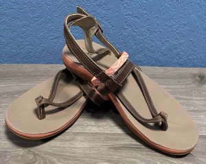 CHACO WOMEN'S LOVELAND Sandals Brown with Adjustable Ankle Strap Women’s 7 - Picture 1 of 7