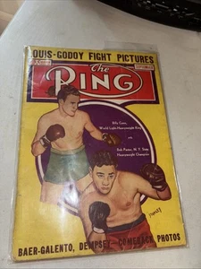 Revista de boxeo The Ring de septiembre de 1940 - Cubierta de Billy Conn y Bob Pastor - Imagen 1 de 2