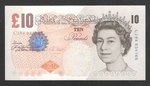 2015 England 10 Pounds Note. UNC - Picture 1 of 2