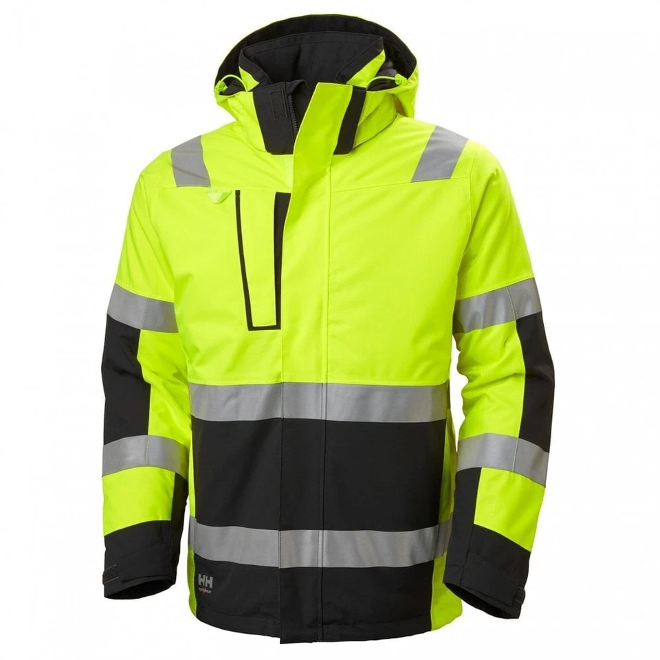 Helly Hansen  Alna 2.0 Winter Work Jacket Yellow Hi Vis Workwear 71392 - Image 1 of 1