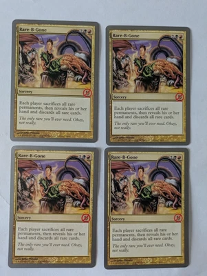 4 Rare-B-Gone Unhinged MTG NM Free shipping with tracking - Image 1 of 2