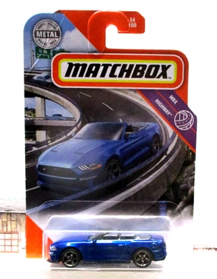 Ford Mustang 2020 Matchbox 1-100 MBX Highway Series 2018 convertible Foto 1 de 4