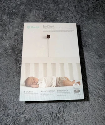 Monitor de bebé Owlet Cam 2 HD - Blanco *Nuevo sellado Foto 1 de 3