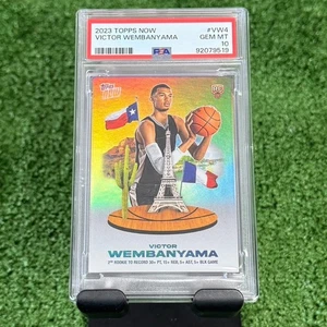 2023 Topps Now Victor Wembanyama #VW4 RC PSA 10 GEM MT * - Picture 1 of 2