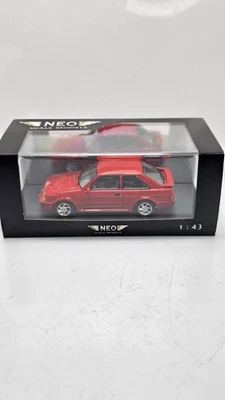 Modelo escala NEO 1:43 Ford Escort RS Turbo ROJO Foto 1 de 4