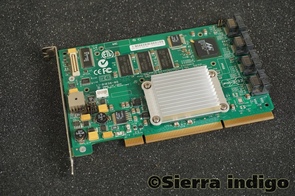 MR SATA 300-8X LSI MegaRaid PCI-X 8-Port Raid Controller Card - Image 1 of 1