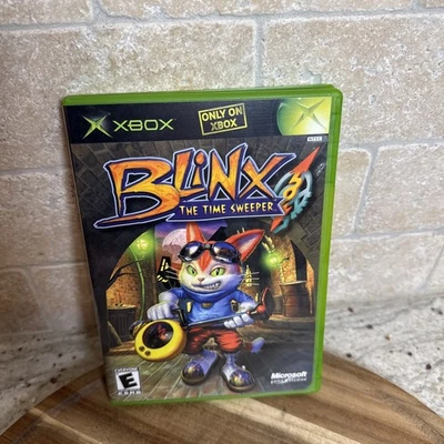 Blinx: The Time Sweeper (Microsoft Xbox 2002) Complete CIB Tested And Working - Image 1 of 4