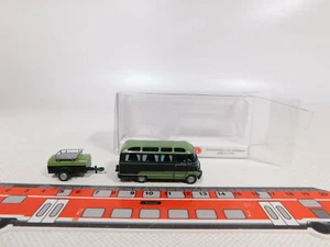 DP687-0,5 # wiking H0 1:87 0260 04 Bus Panoramico MB O 319 con Rimorchio Mint + - Foto 1 di 5