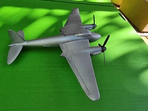 The Danbury Mint Pewter DE HAVILLAND MOSQUITO Airplane 1981 - Picture 1 of 6