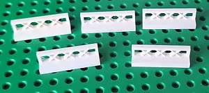 Lego 5 x Zaun Absperrung 3633 weiß 1x4x1 Zubehör - Bild 1 von 1