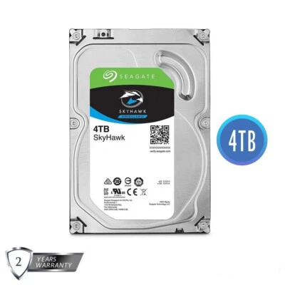 Seagate SkyHawk 4TB Hard Disk Videosorveglianza DVR 3.5’’ HDD Interno SATA CMR - Immagine 1 di 4