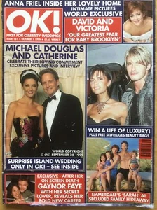 OK! MAGAZINE #181 - 1 OCTOBER 1999 - ANNA FRIEL - BECKHAMS - MICHAEL DOUGLAS - Picture 1 of 1